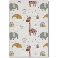 Lastenhuoneen matto Linento HMI KDC-106, beige, eri kokoja