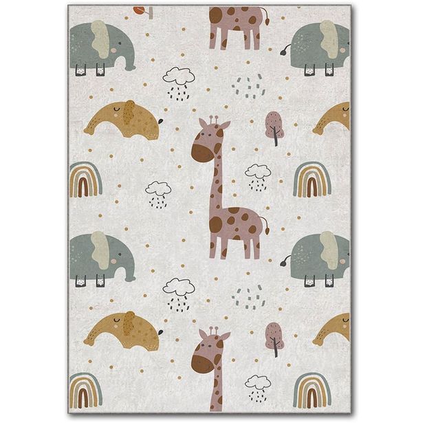 Lastenhuoneen matto Linento HMI KDC-106, beige, eri kokoja