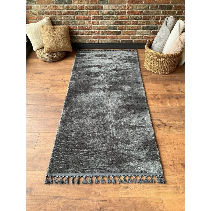 Matto Linento 1414, 60x100cm, antrasiitti