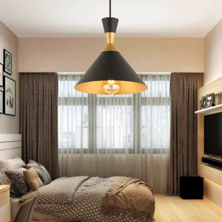Riippuvalaisin Linento Lighting RT-17, Ø25cm, E27, max. 40W, IP20, musta