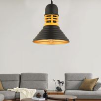 Riippuvalaisin Linento Lighting RT-33, Ø30cm, E27, max. 40W, IP20, musta