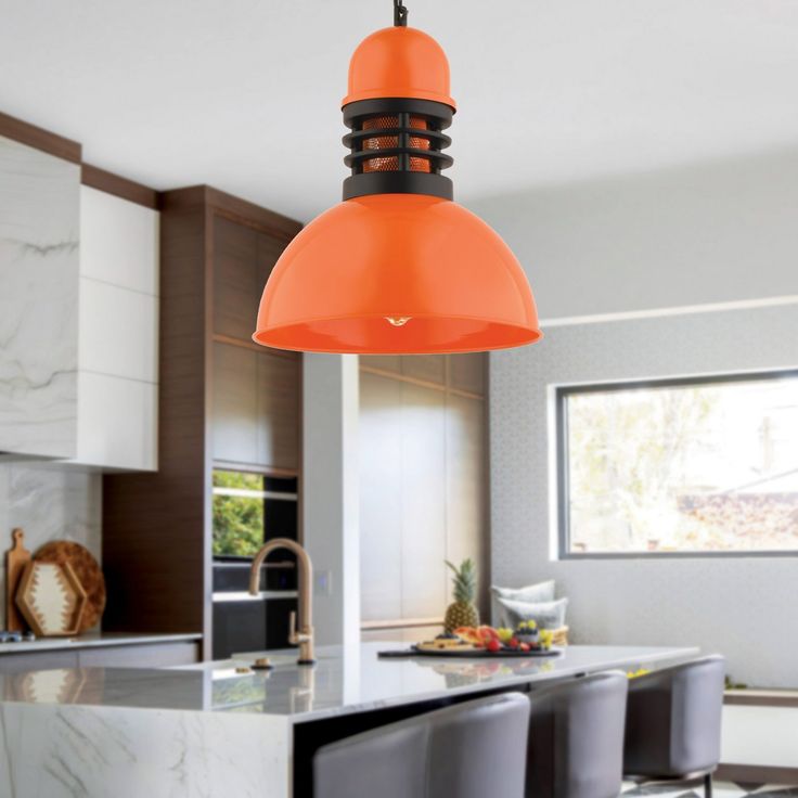 Riippuvalaisin Linento Lighting RT-43, Ø30cm, E27, max. 40W, IP20, oranssi