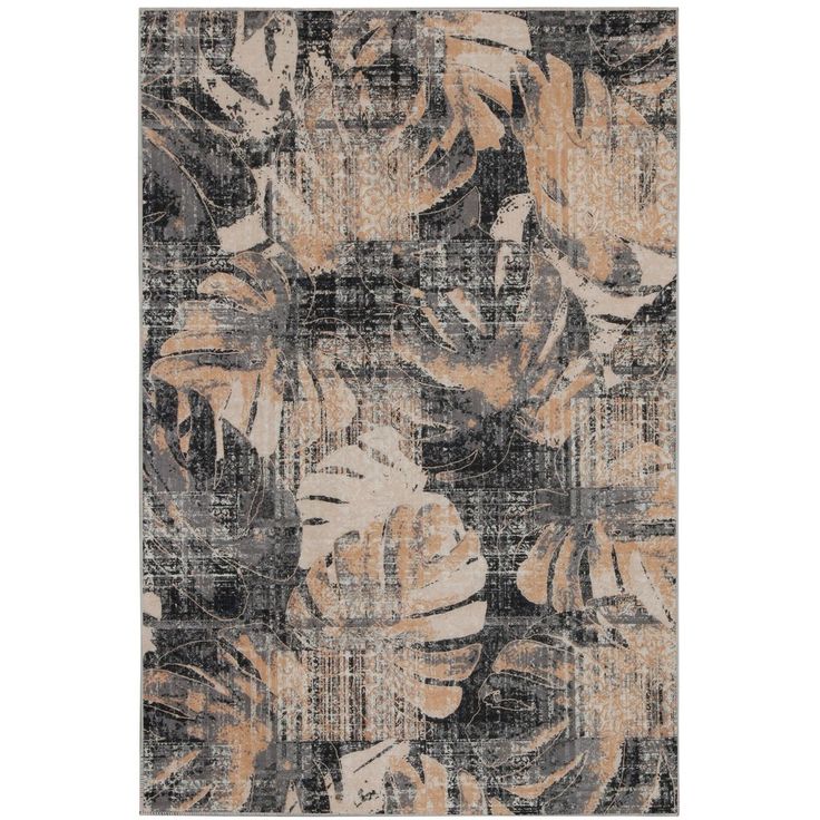 Käytävämatto Linento Genesis, 80x200cm, harmaa/beige