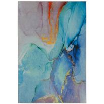 Käytävämatto Linento Declan, 100x150cm, sininen
