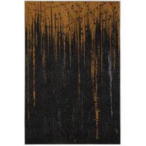Matto Linento Brantley, 160x230cm, musta/ruskea