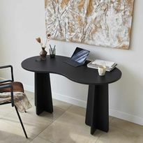 Työpöytä Linento Furniture Infini, 120x60cm, musta, Verkkokaupan poistotuote