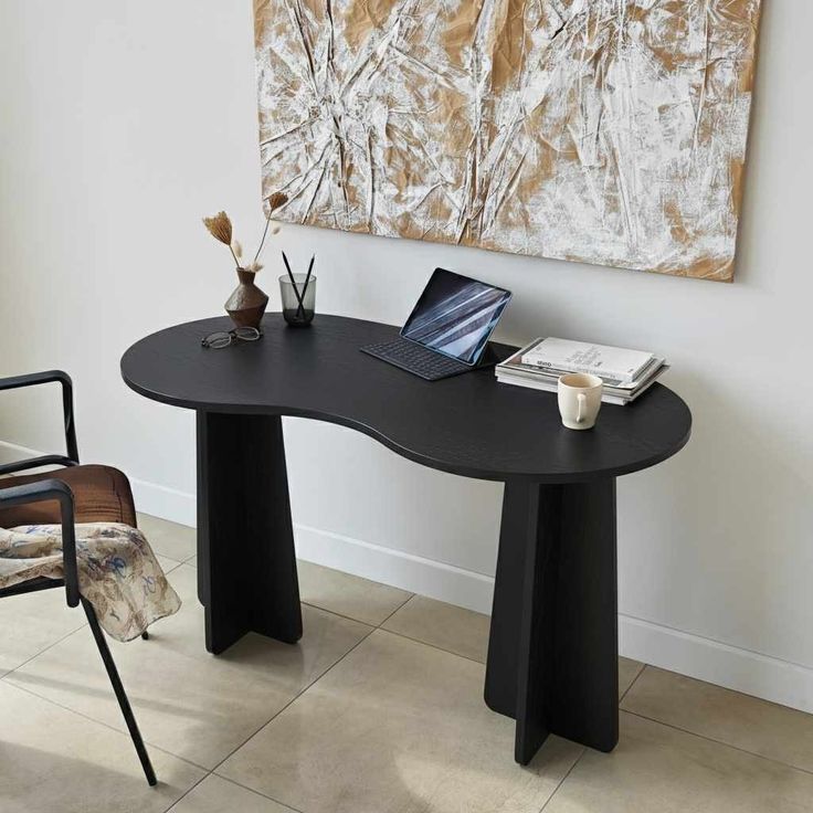 Työpöytä Linento Furniture Infini, 120x60cm, musta