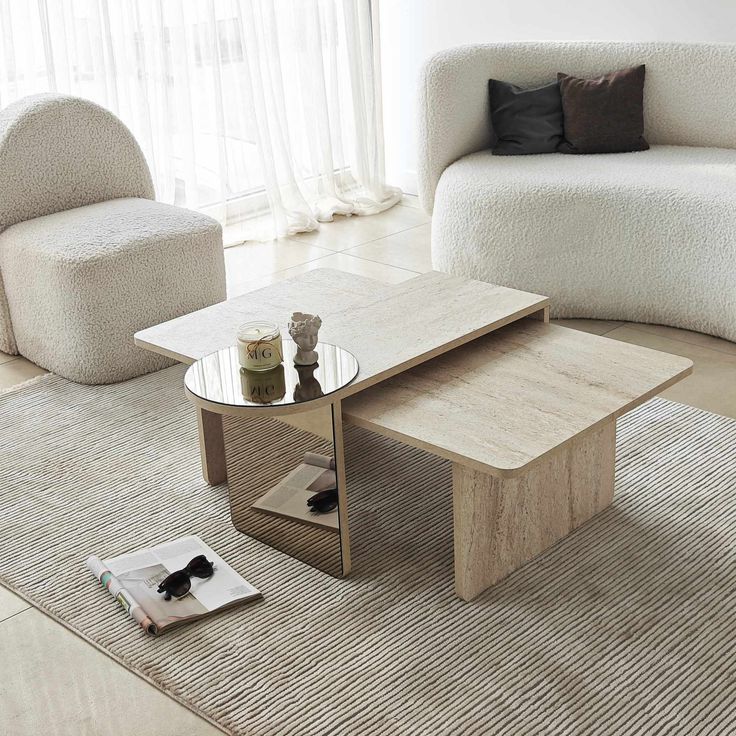 Sarjapöytä Linento Furniture Luna, 2-osainen