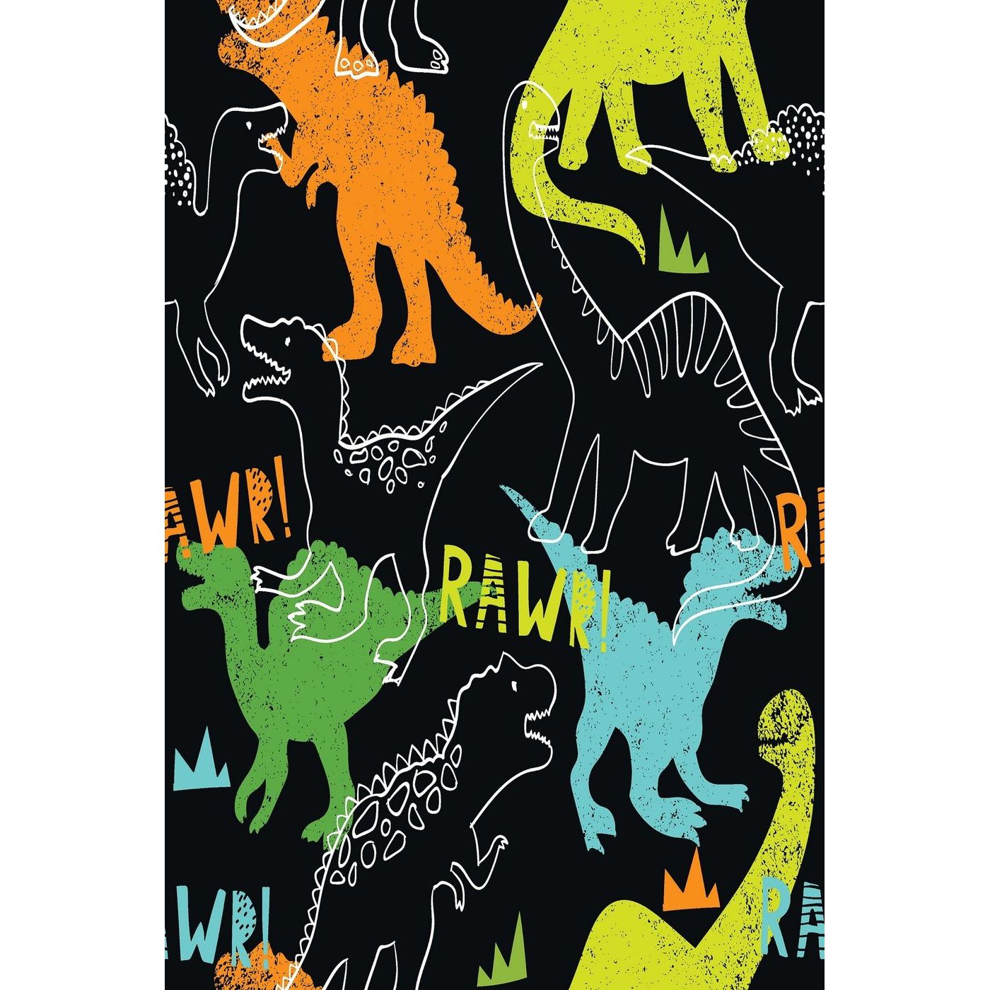 Lastenhuoneen matto Linento EXFAB118, 100x150cm, monivärinen