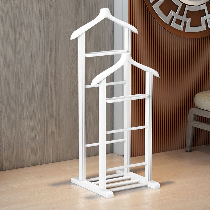 Vaateteline Linento Furniture Beta, 2kpl, valkoinen