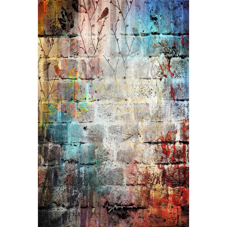 Käytävämatto Linento HMNT102, 80x150cm, harmaa/sininen