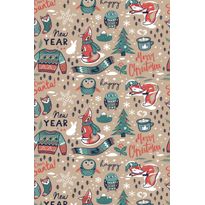 Joulumatto Linento HMNT152, 80x200cm, beige