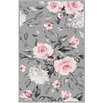 Matto Linento Floora 160x230cm vaaleanpunainen/harmaa, Verkkokaupan poistotuote