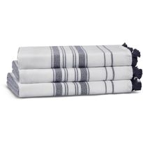 Käsipyyhe Linento Casual Avenue, 50x90cm, raita, sininen
