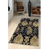 Käytävämatto Linento EXFAB308, 80x300cm, sininen/beige