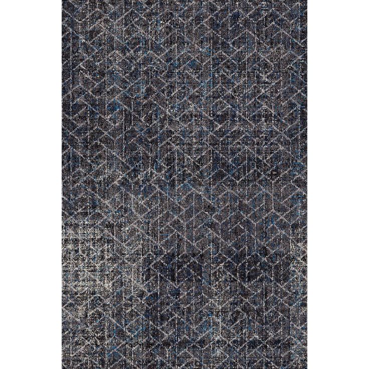 Käytävämatto Linento EXFAB317, sininen/harmaa, eri kokoja