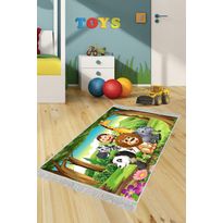 Lastenhuoneen matto Linento ELS508, 80x120cm, monivärinen