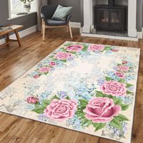 Matto Linento Els1809, 100x200cm, roosa, Verkkokaupan poistotuote