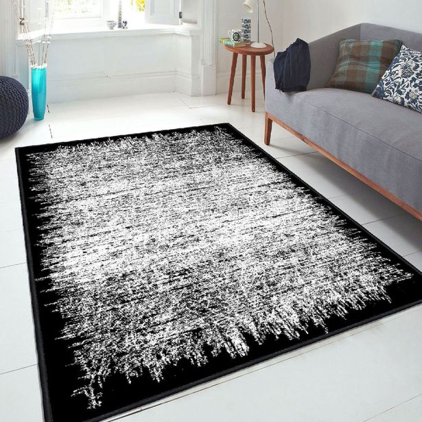 Matto Linento Els2277, 180x280cm, mustavalkoinen