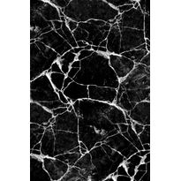 Käytävämatto Linento Els2351, 80x120cm, mustavalkoinen