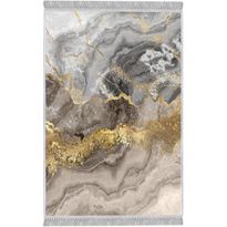 Käytävämatto Linento Els Titan 80x200cm harmaa/kulta, Verkkokaupan poistotuote