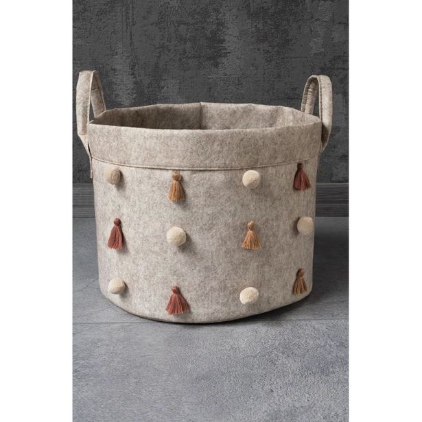 Säilytyskori Linento Clothie, 20x24cm, kerma