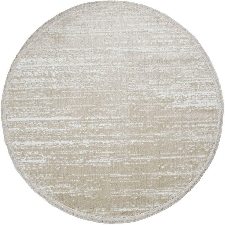 Pyöreä matto Linento Jasmine 1452 beige/valkoinen, eri kokoja