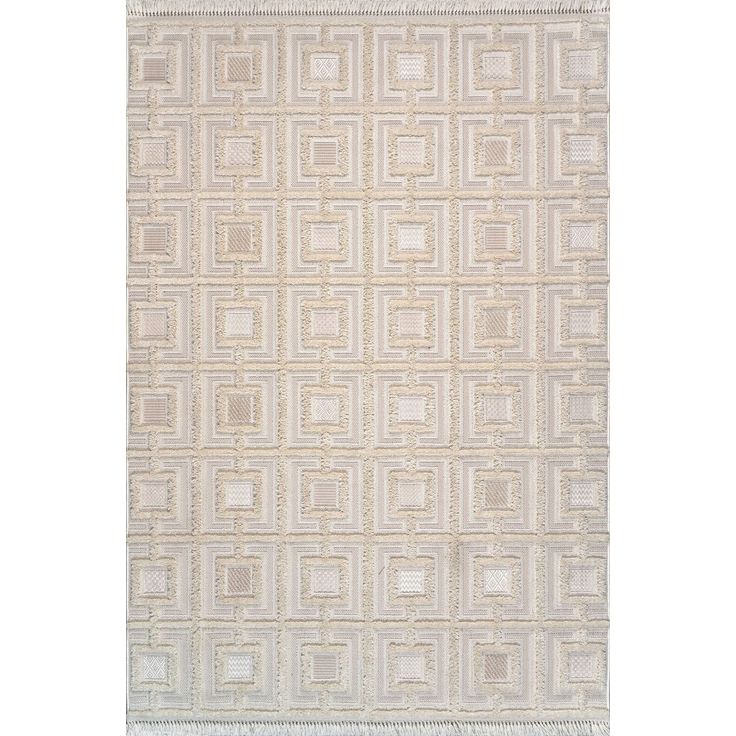 Matto Linento Bukle 6658 120x180cm kermanvalkoinen