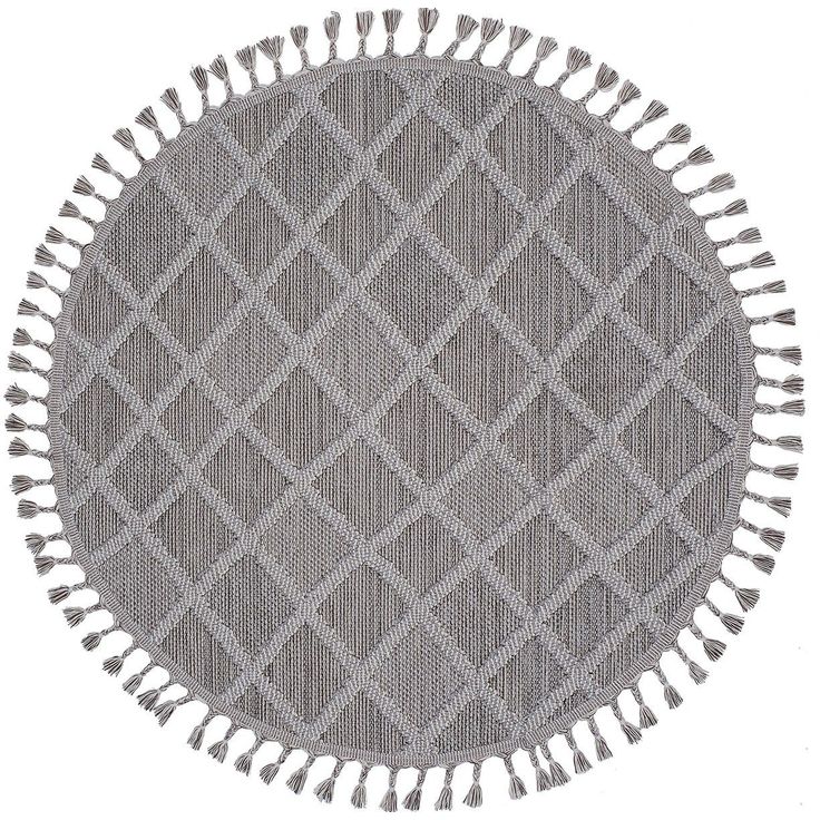 Pyöreä matto Linento Beverly 2264 Ø120cm harmaa