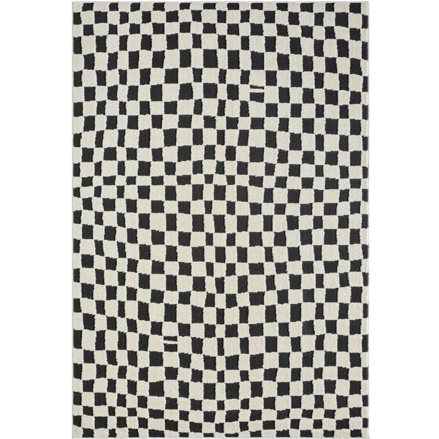 Käytävämatto Linento Jung 7185 80x150cm mustavalkoinen