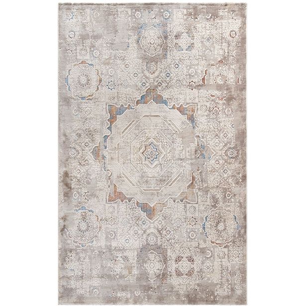 Matto Linento Paradise M0131 beige/sininen, eri kokoja