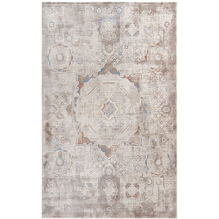 Matto Linento Paradise M0131 beige/sininen, eri kokoja