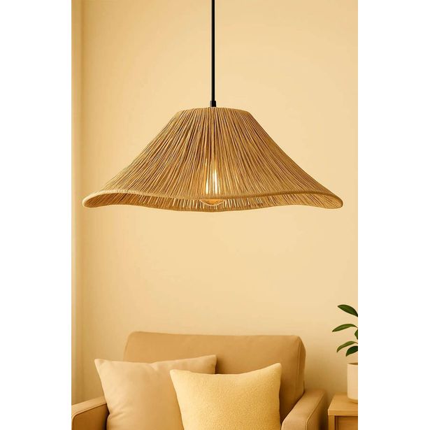 Riippuvalaisin Linento Lighting Mirae, Ø40cm, E27, max. 40W, IP20, beige