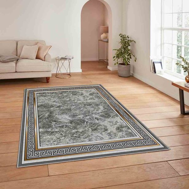 Käytävämatto Linento HM-CRP25-25, 80x140cm, harmaa