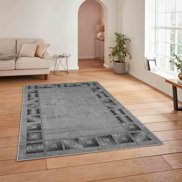 Käytävämatto Linento HM-CRP25-32, 80x140cm, harmaa