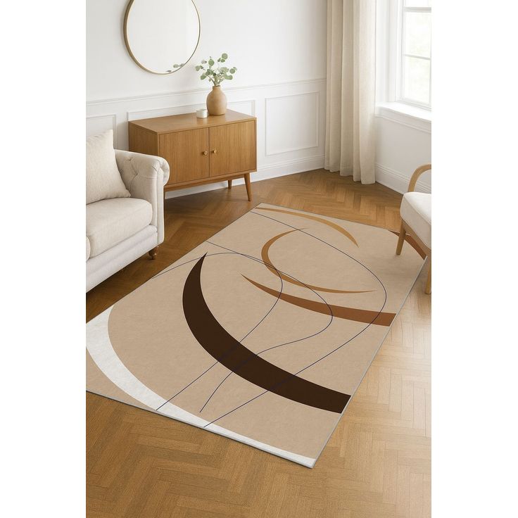 Käytävämatto Linento HM-CRP25-45, 80x140cm, ruskea