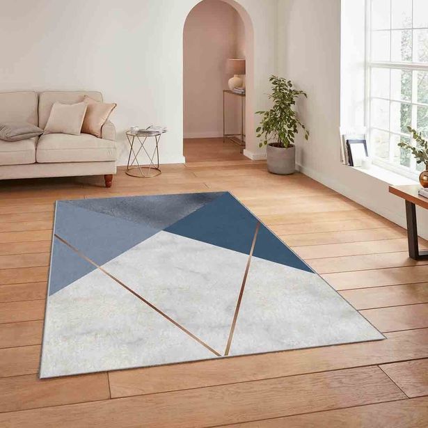 Käytävämatto Linento HM-CRP25-51, 80x140cm, sininen