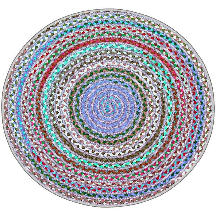 Pyöreä matto Linento Wookece266, Ø70cm, monivärinen