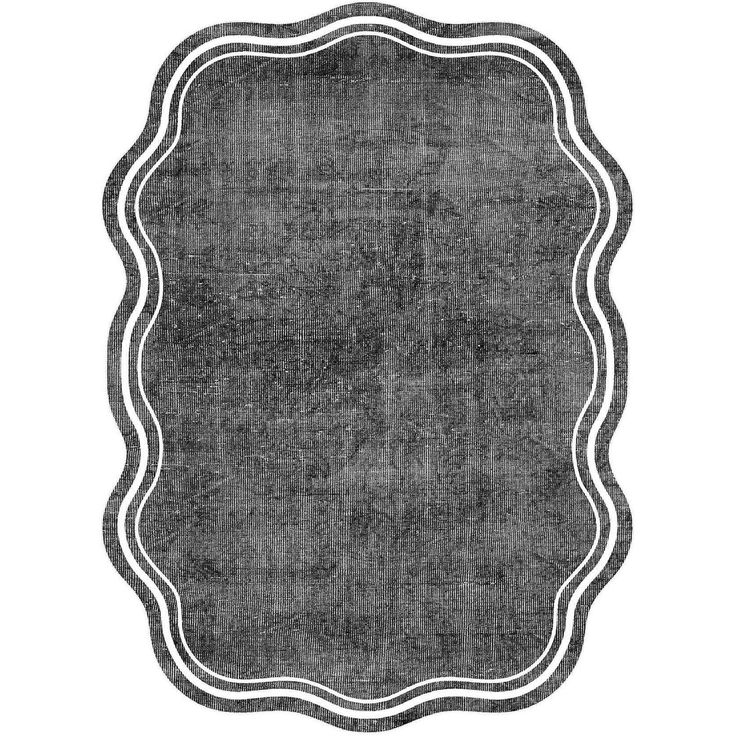 Käytävämatto Linento Wookece283, 80x150cm, harmaa/valkoinen