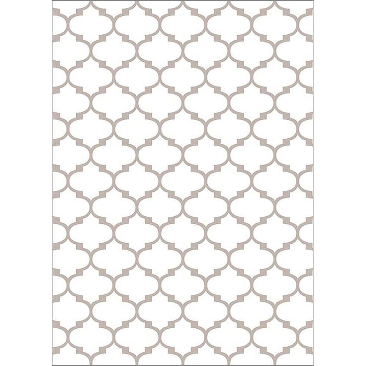 Käytävämatto Linento Wookece304, 80x150cm, valkoinen/beige