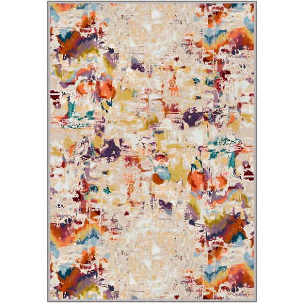Matto Linento Wookece Aivi 40x60cm keltainen/punainen
