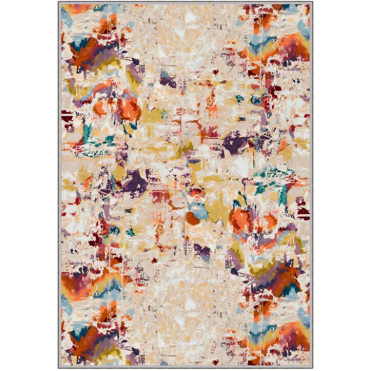 Matto Linento Wookece Aivi 40x60cm keltainen/punainen