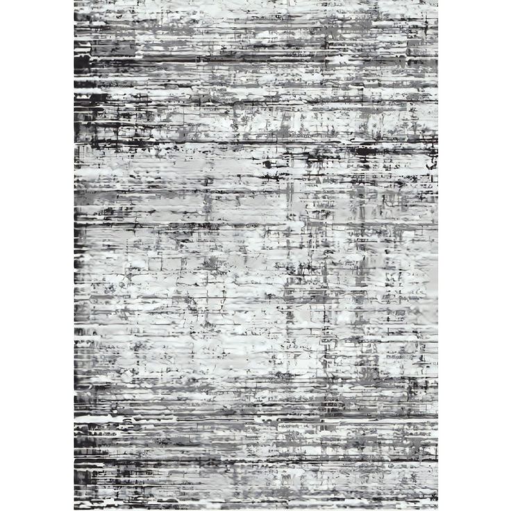 Matto Linento Wookece319, 100x150cm, valkoinen/harmaa
