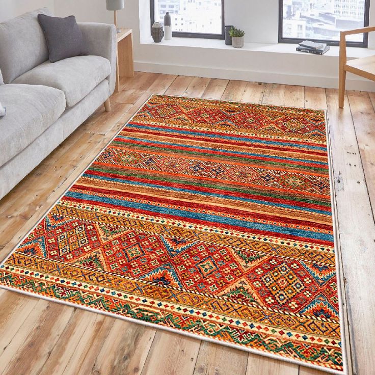 Matto Linento Woosonil Eljas 50x80cm punainen/oranssi