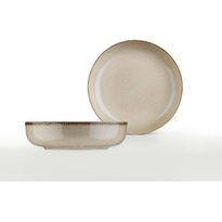 Kulho Linento Nourish, Ø20cm, 2kpl, harmaa