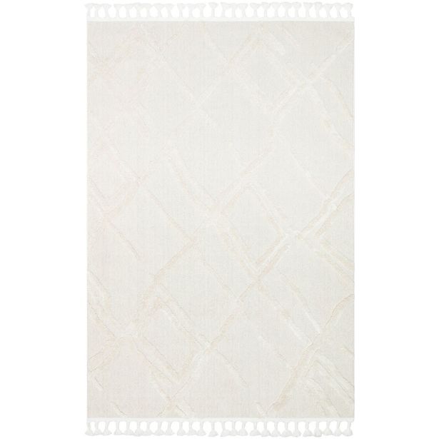 Matto Linento Dal, 160x230cm, valkoinen