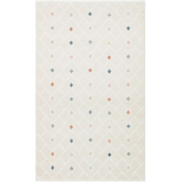 Matto Linento Paros, 120x180cm, valkoinen