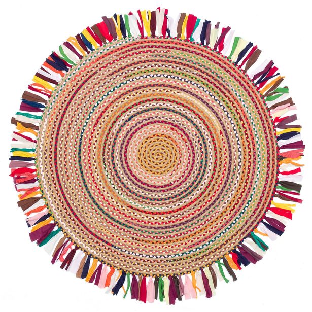 Pyöreä matto Linento X 04, Ø120cm, monivärinen