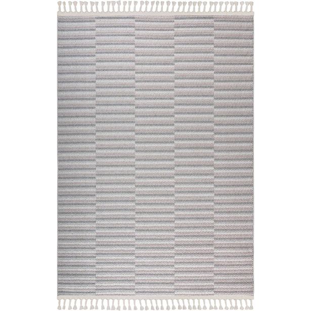 Käytävämatto Linento Grove 100x300cm beige/harmaa