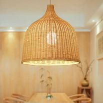 Riippuvalaisin Linento Lighting BRZ-340027, ø35cm, E27, max. 40W, IP20, bambu